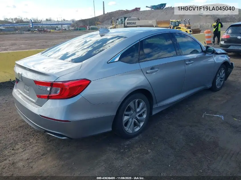1HGCV1F19LA045040 2020 Honda Accord Lx