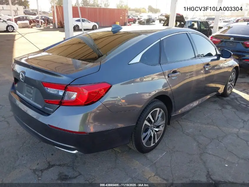 1HGCV3F10LA003304 2020 Honda Accord Hybrid