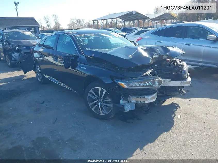 1HGCV3F45LA011201 2020 Honda Accord Hybrid Ex