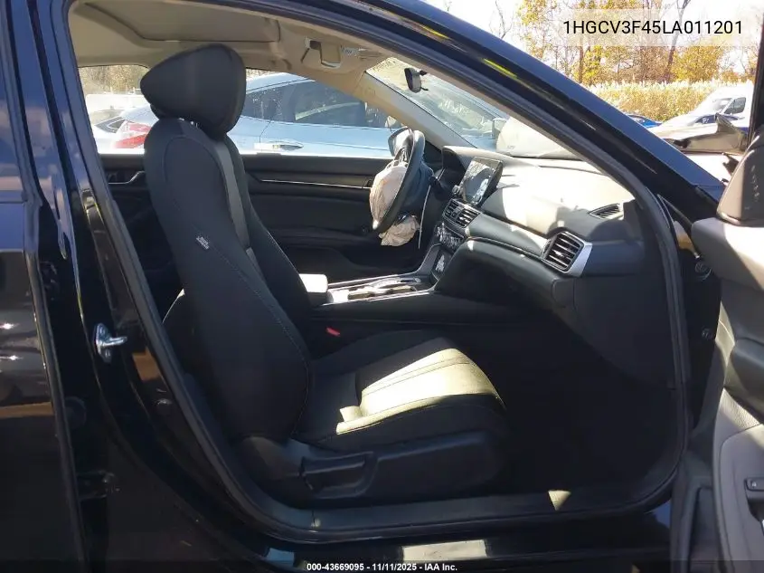 1HGCV3F45LA011201 2020 Honda Accord Hybrid Ex