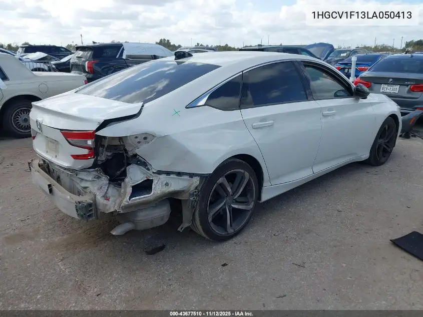1HGCV1F13LA050413 2020 Honda Accord Lx