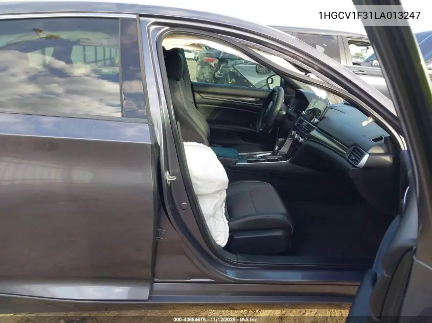 1HGCV1F31LA013247 2020 Honda Accord Sport