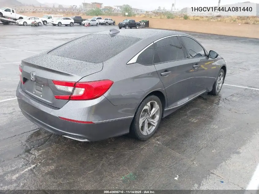 1HGCV1F44LA081440 2020 Honda Accord Ex