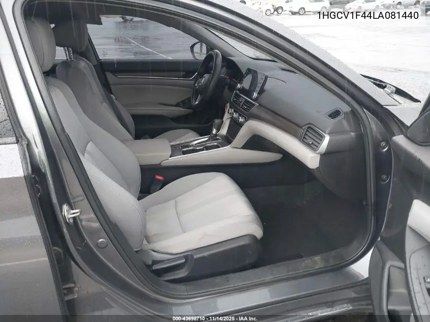 1HGCV1F44LA081440 2020 Honda Accord Ex