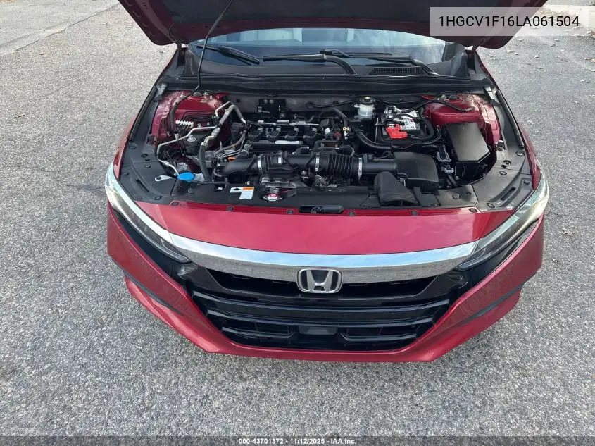 1HGCV1F16LA061504 2020 Honda Accord Lx