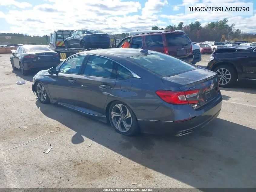 1HGCV2F59LA008790 2020 Honda Accord Ex-L 2.0T