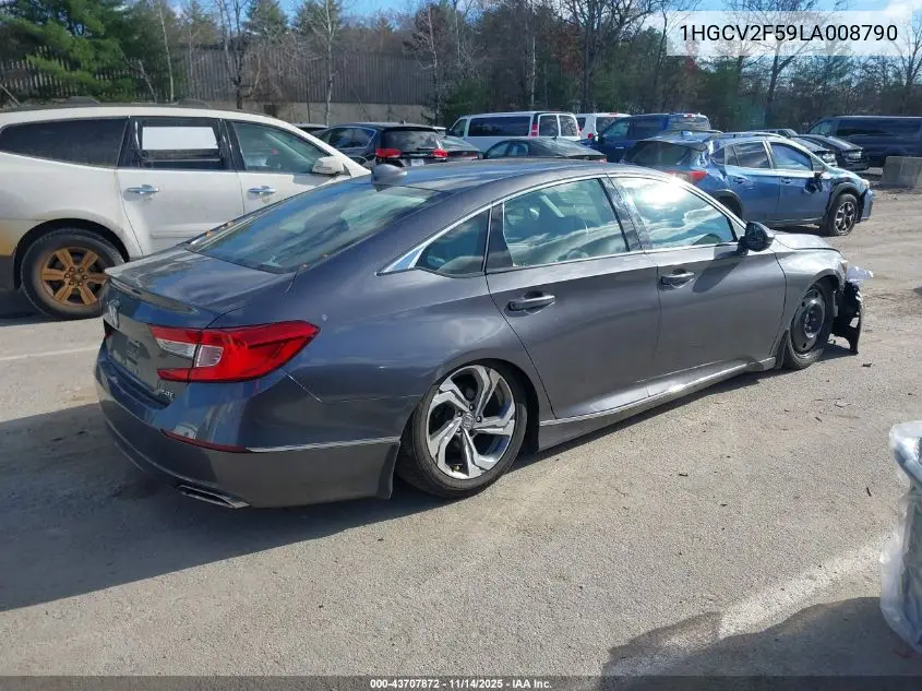 1HGCV2F59LA008790 2020 Honda Accord Ex-L 2.0T