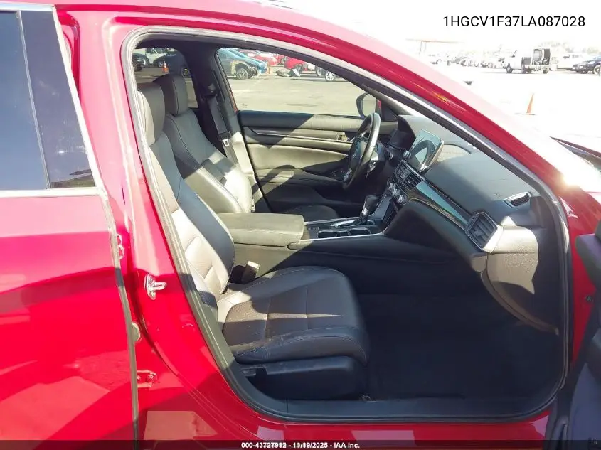 1HGCV1F37LA087028 2020 Honda Accord Sport