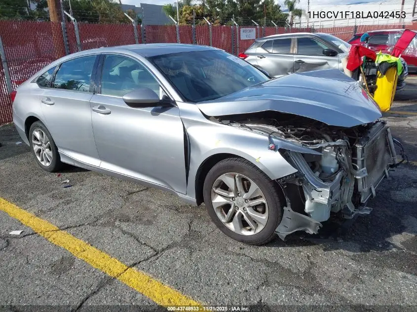 1HGCV1F18LA042453 2020 Honda Accord Lx