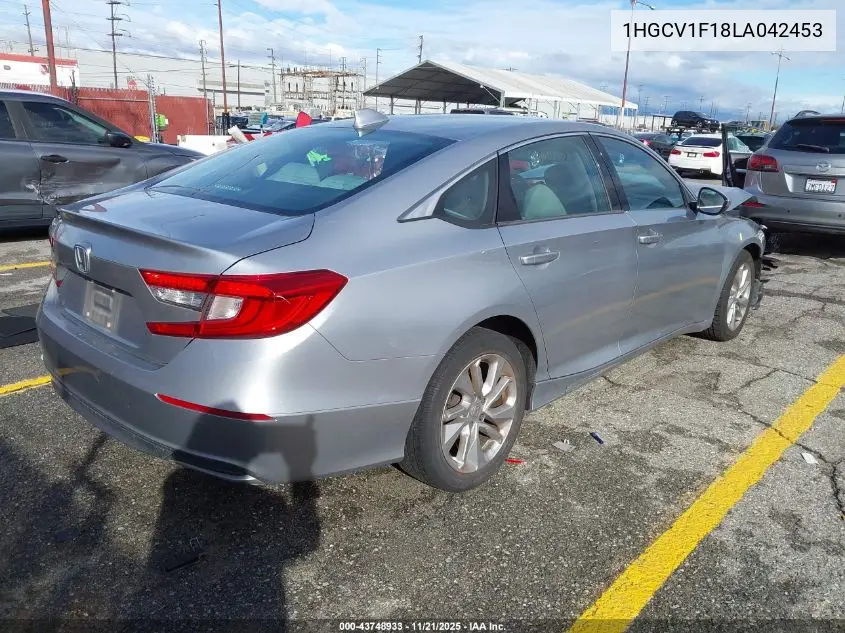 1HGCV1F18LA042453 2020 Honda Accord Lx