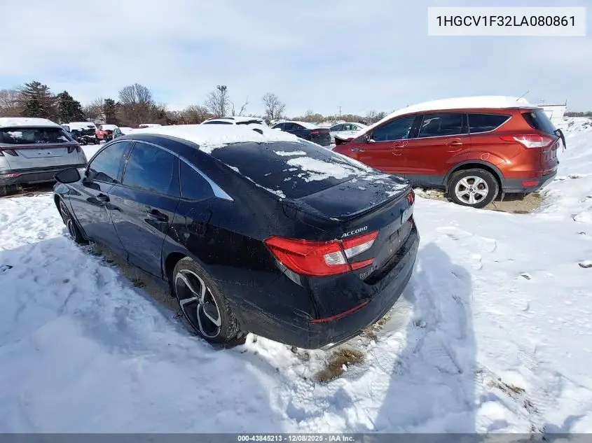1HGCV1F32LA080861 2020 Honda Accord Sport
