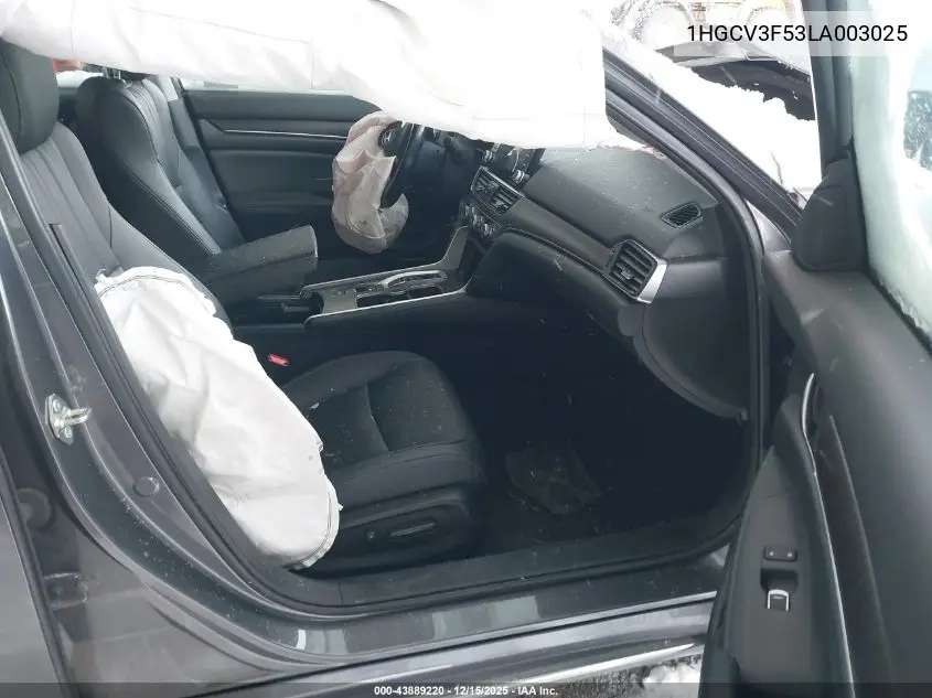 1HGCV3F53LA003025 2020 Honda Accord Hybrid Ex-L