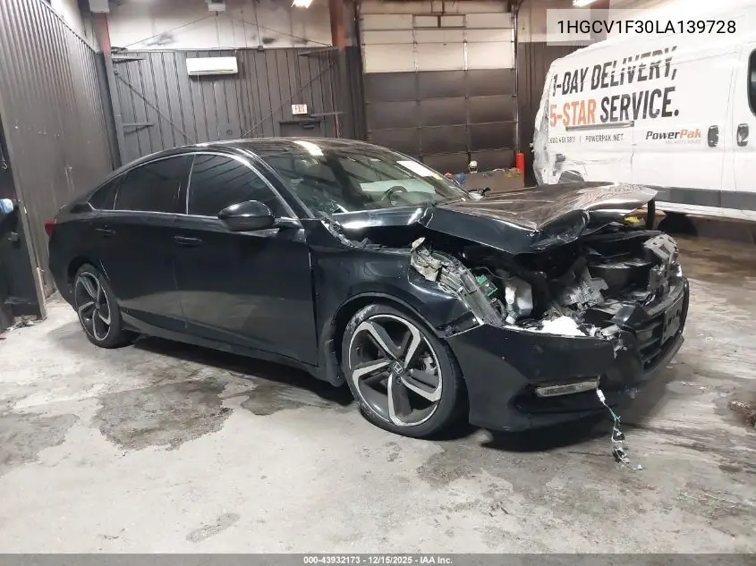 1HGCV1F30LA139728 2020 Honda Accord Sport