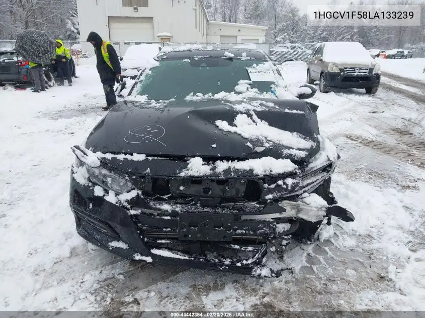 1HGCV1F58LA133239 2020 Honda Accord Ex-L