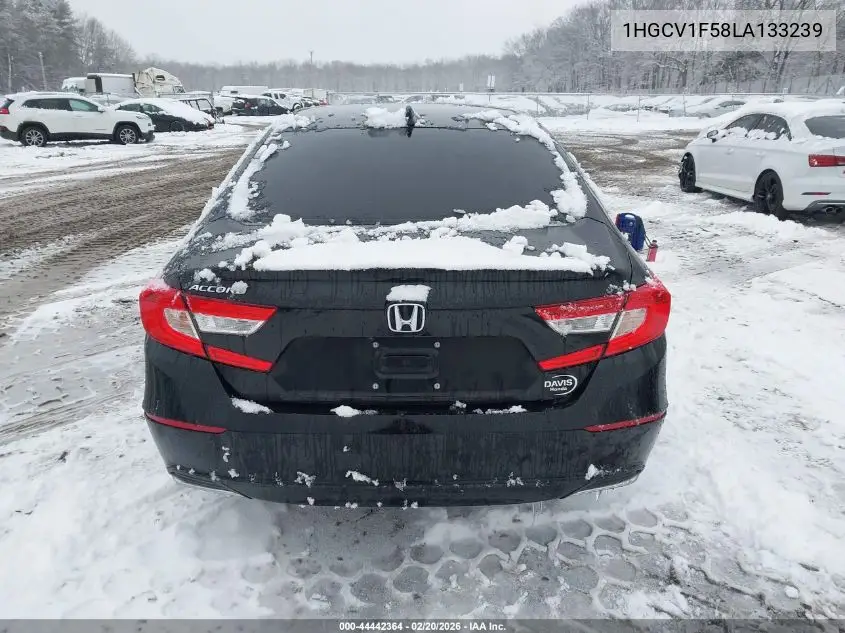 1HGCV1F58LA133239 2020 Honda Accord Ex-L