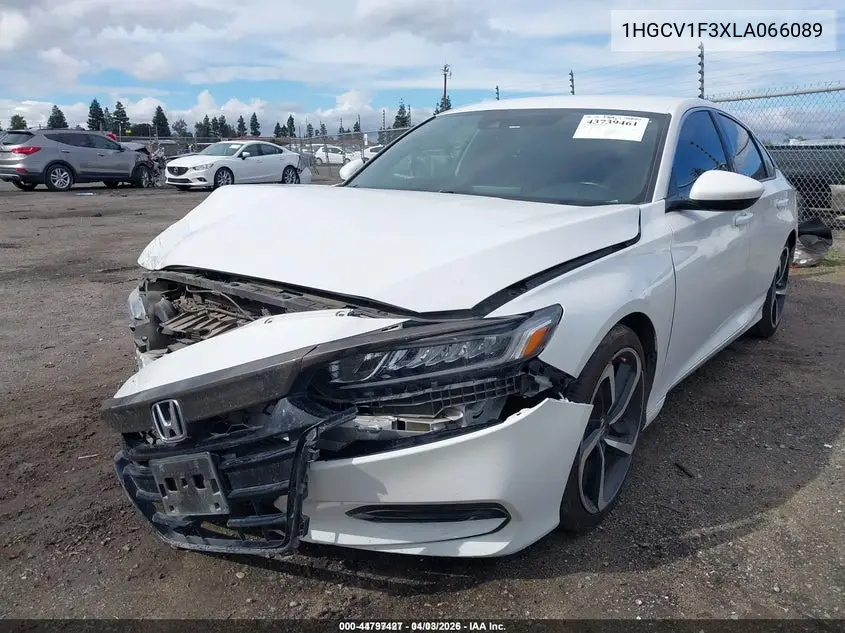 1HGCV1F3XLA066089 2020 Honda Accord Sport