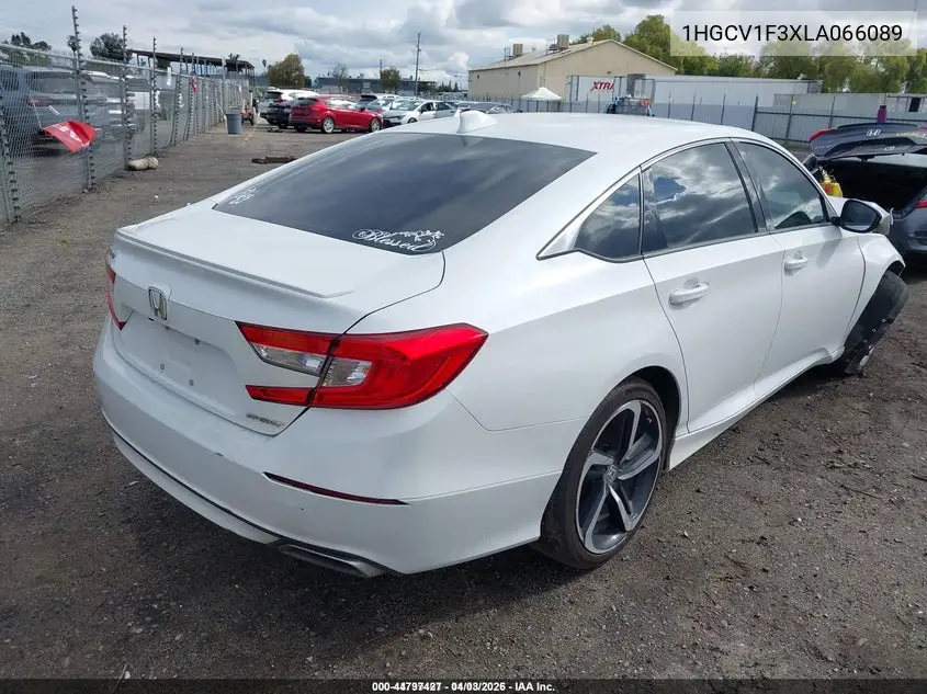1HGCV1F3XLA066089 2020 Honda Accord Sport