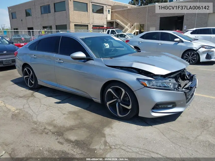 1HGCV1F37LA006142 2020 Honda Accord Sport