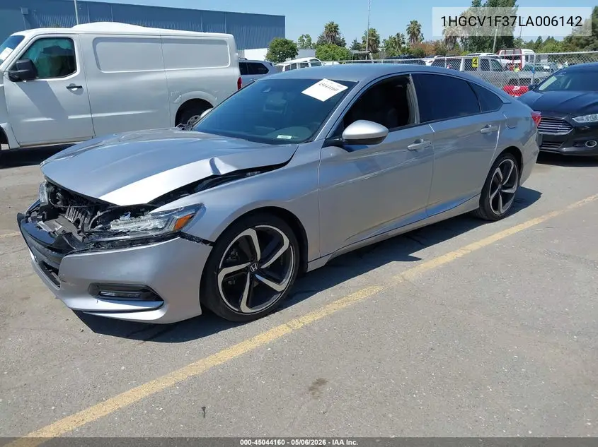 1HGCV1F37LA006142 2020 Honda Accord Sport