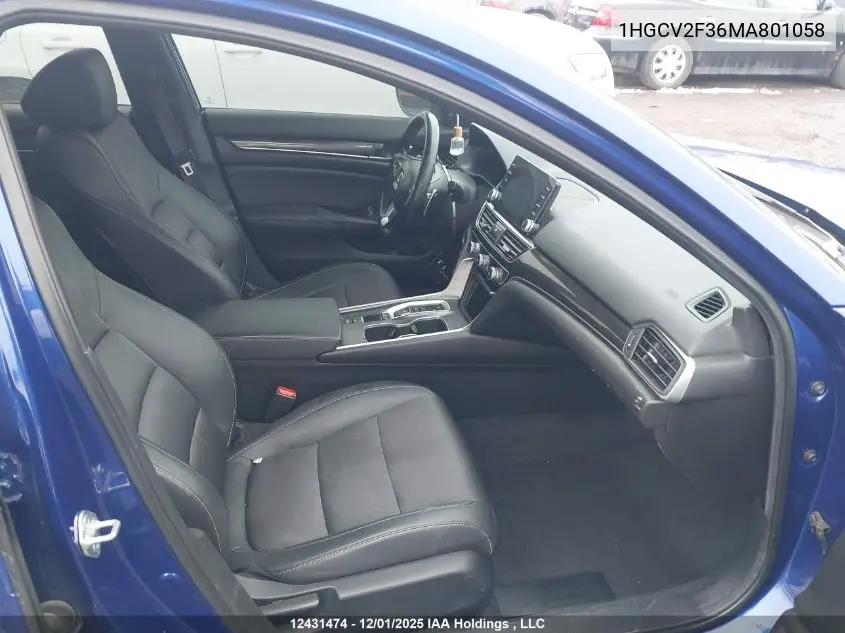 1HGCV2F36MA801058 2021 Honda Accord