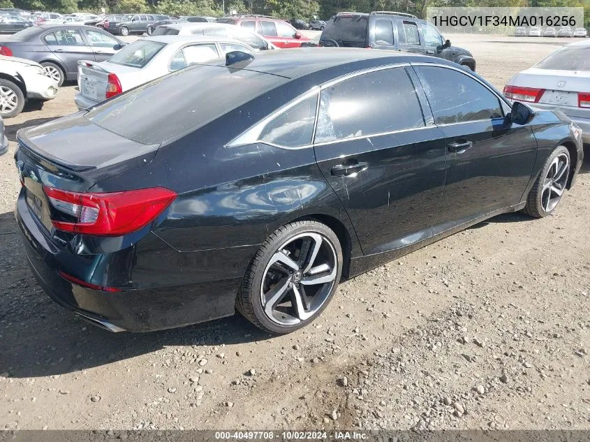 1HGCV1F34MA016256 2021 Honda Accord Sport