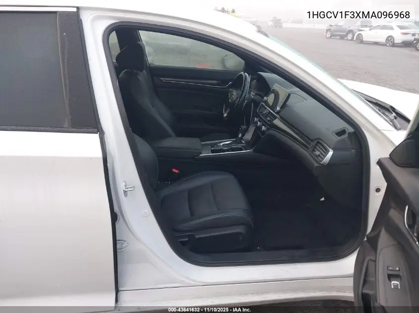 1HGCV1F3XMA096968 2021 Honda Accord Sport