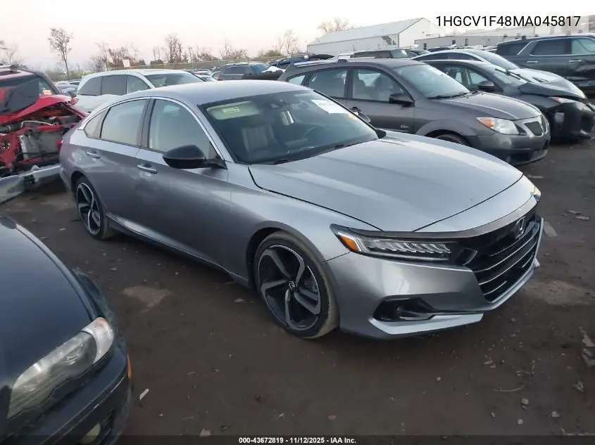 1HGCV1F48MA045817 2021 Honda Accord Sport Special Edition