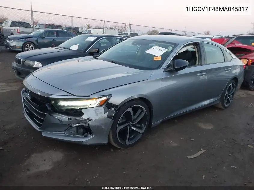 1HGCV1F48MA045817 2021 Honda Accord Sport Special Edition