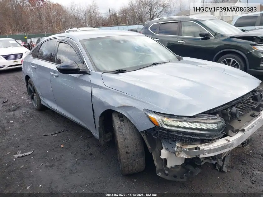 1HGCV1F39MA086383 2021 Honda Accord Sport