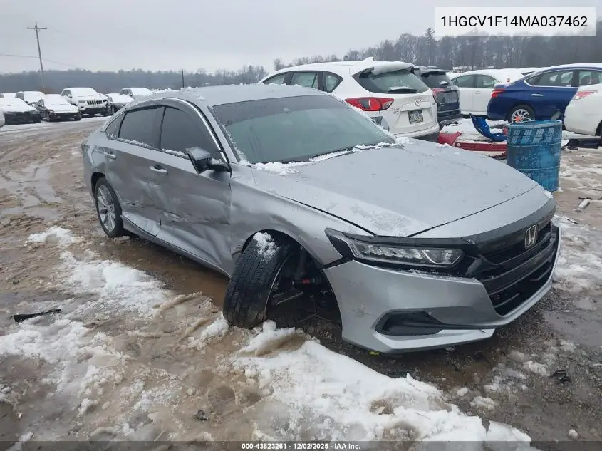 1HGCV1F14MA037462 2021 Honda Accord Lx
