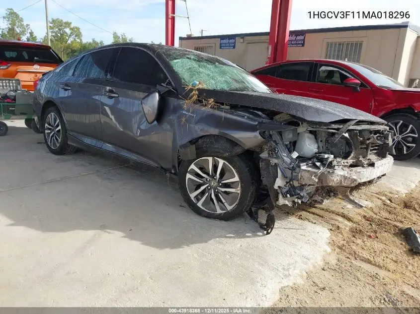 1HGCV3F11MA018296 2021 Honda Accord Hybrid