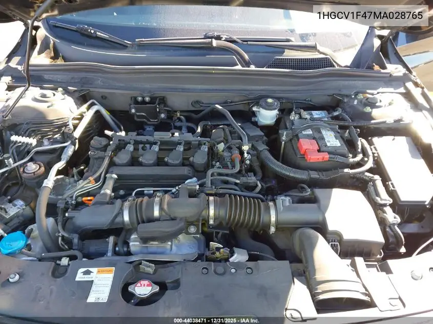 1HGCV1F47MA028765 2021 Honda Accord Sport Special Edition