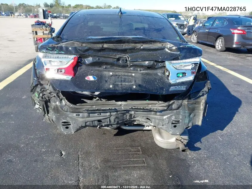 1HGCV1F47MA028765 2021 Honda Accord Sport Special Edition