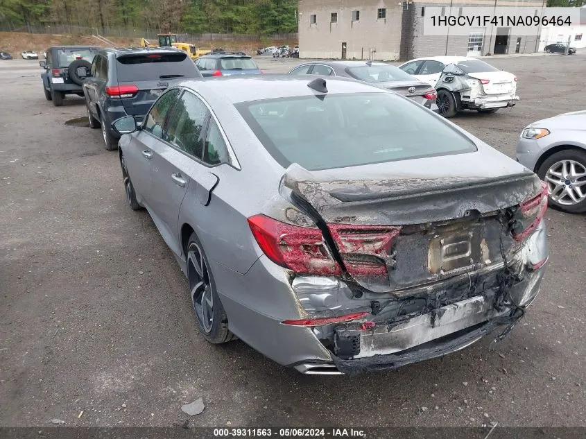 1HGCV1F41NA096464 2022 Honda Accord Sport Special Edition