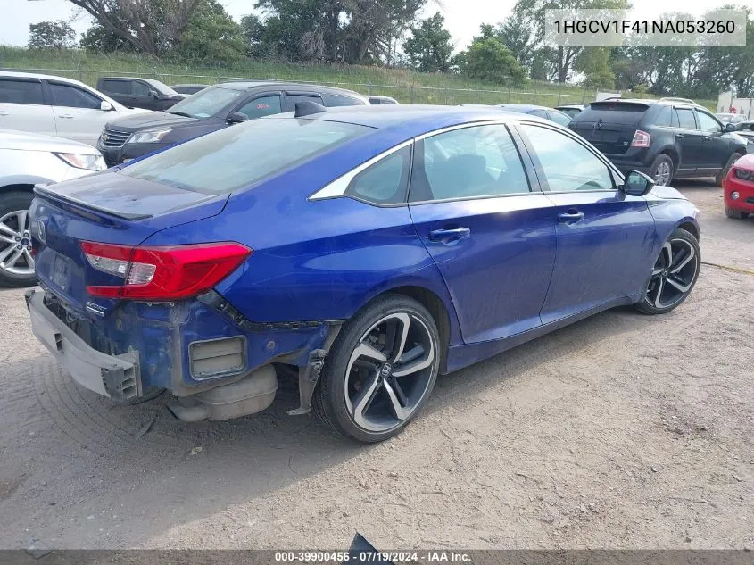 1HGCV1F41NA053260 2022 Honda Accord Sport Special Edition