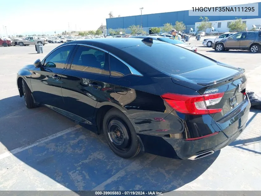 1HGCV1F35NA111295 2022 Honda Accord Sport