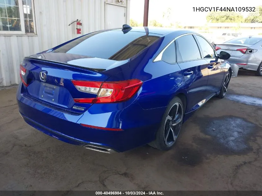 1HGCV1F44NA109532 2022 Honda Accord Sport Special Edition