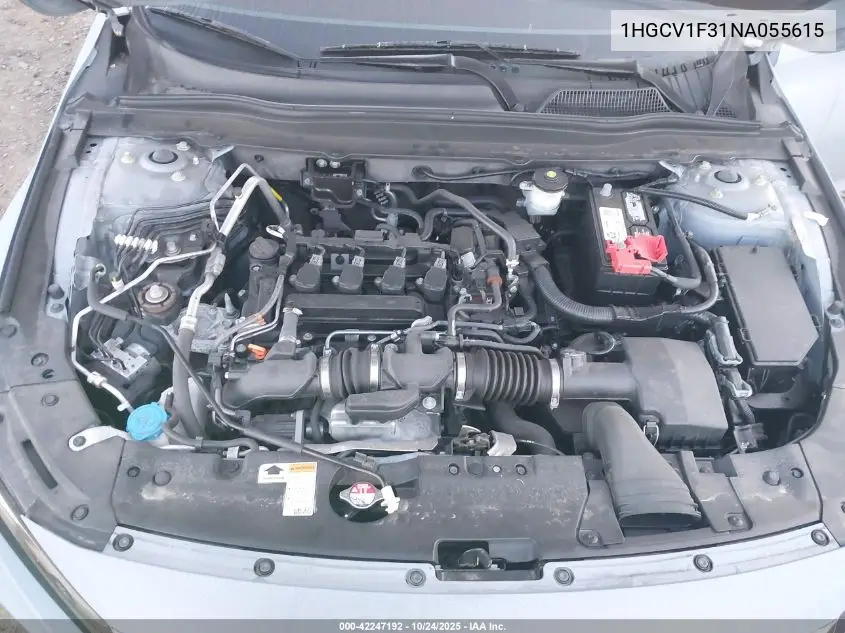 1HGCV1F31NA055615 2022 Honda Accord Sport