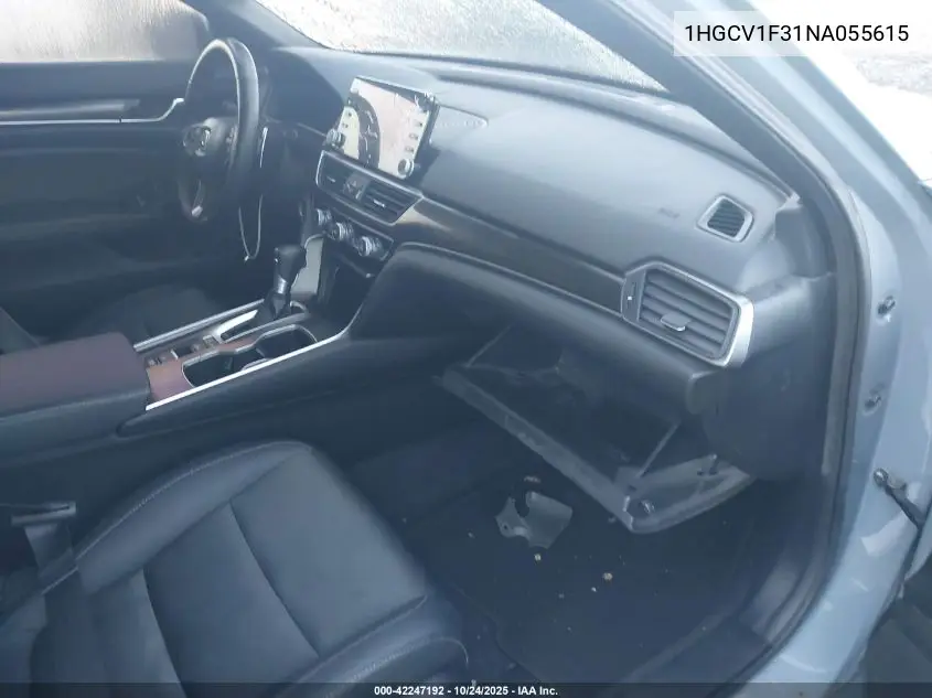 1HGCV1F31NA055615 2022 Honda Accord Sport