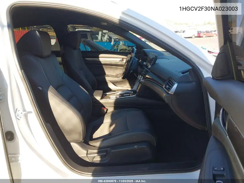 1HGCV2F30NA023003 2022 Honda Accord Sport 2.0T