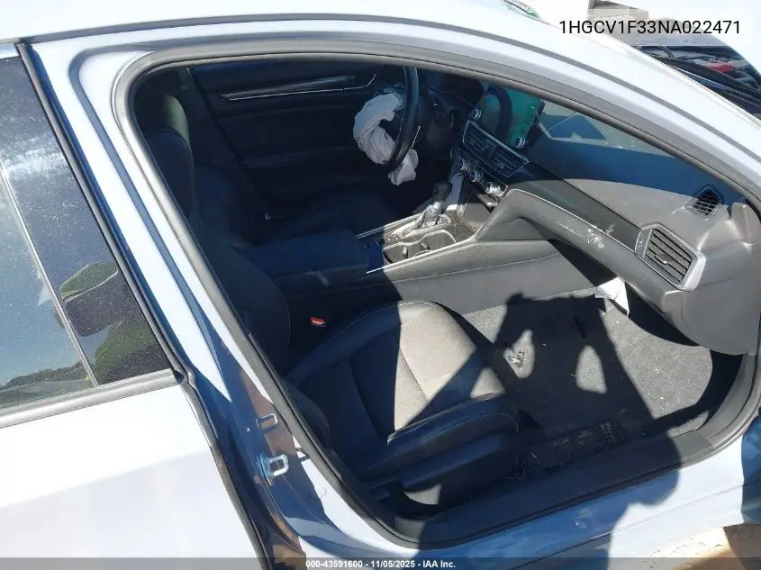 1HGCV1F33NA022471 2022 Honda Accord Sport