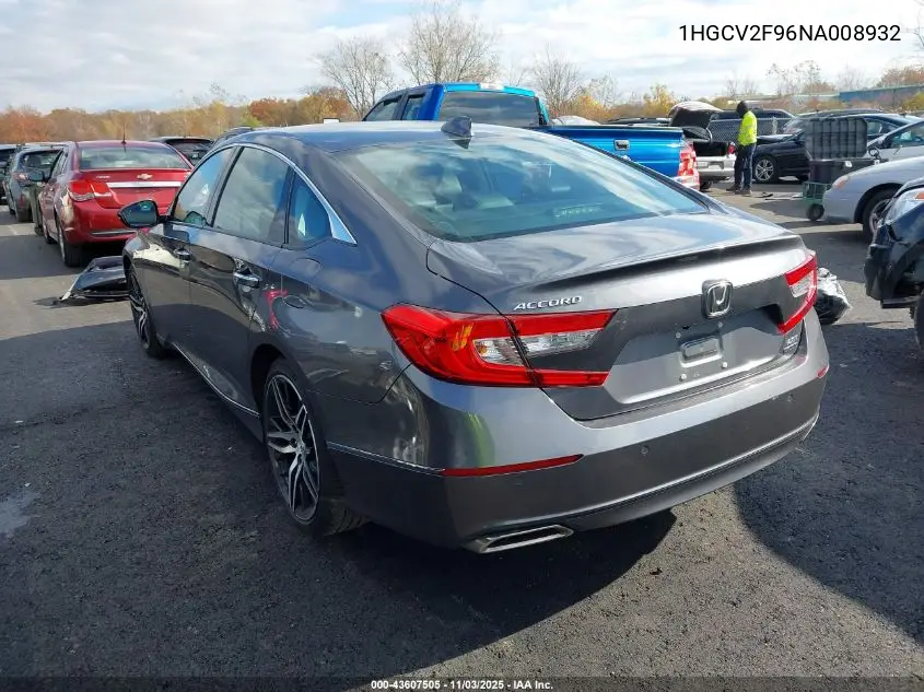 1HGCV2F96NA008932 2022 Honda Accord Touring