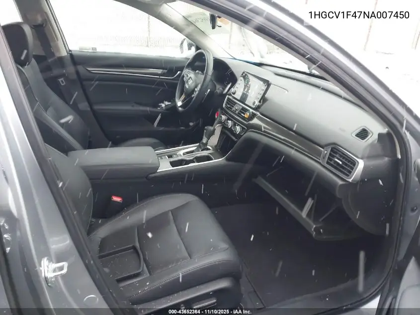 1HGCV1F47NA007450 2022 Honda Accord Sport Se
