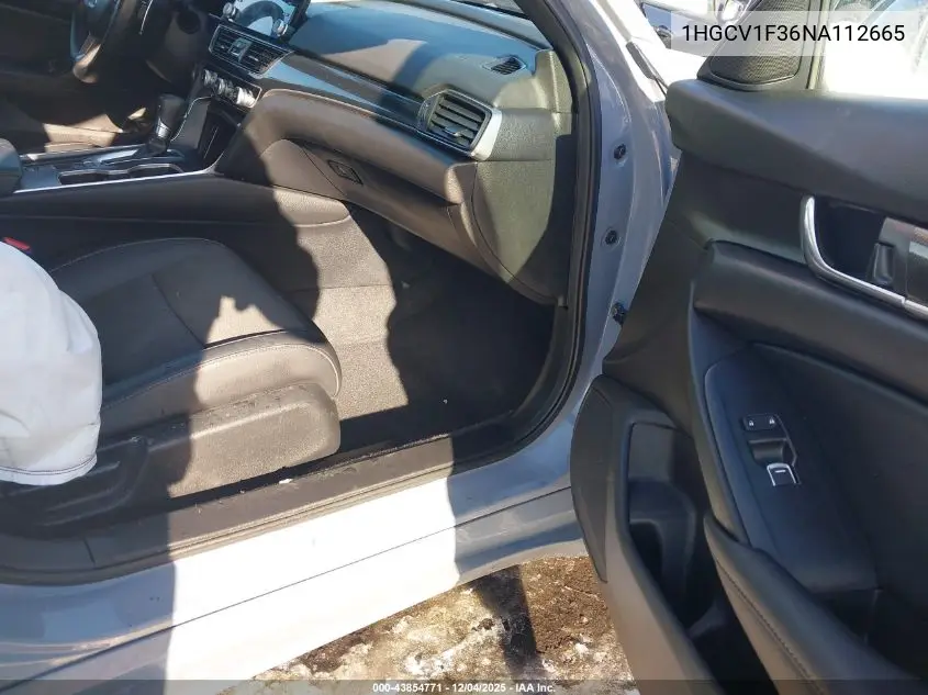 1HGCV1F36NA112665 2022 Honda Accord Sport