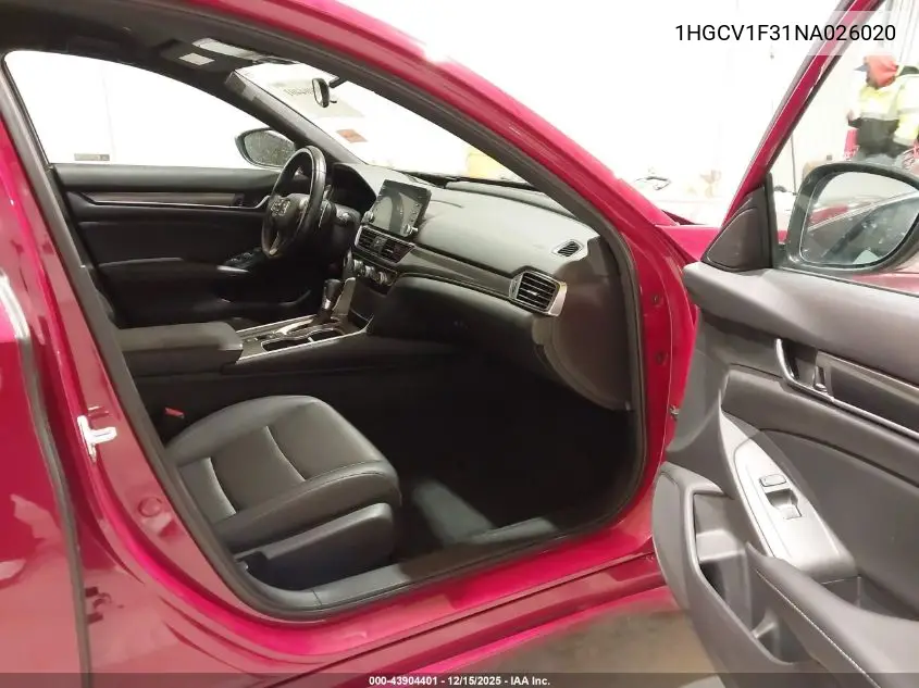 1HGCV1F31NA026020 2022 Honda Accord Sport