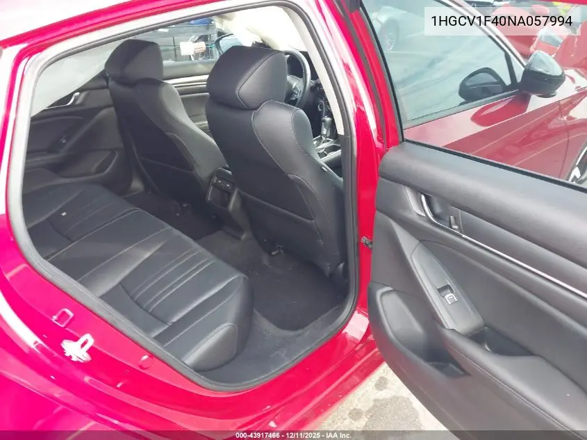 1HGCV1F40NA057994 2022 Honda Accord Sport Se