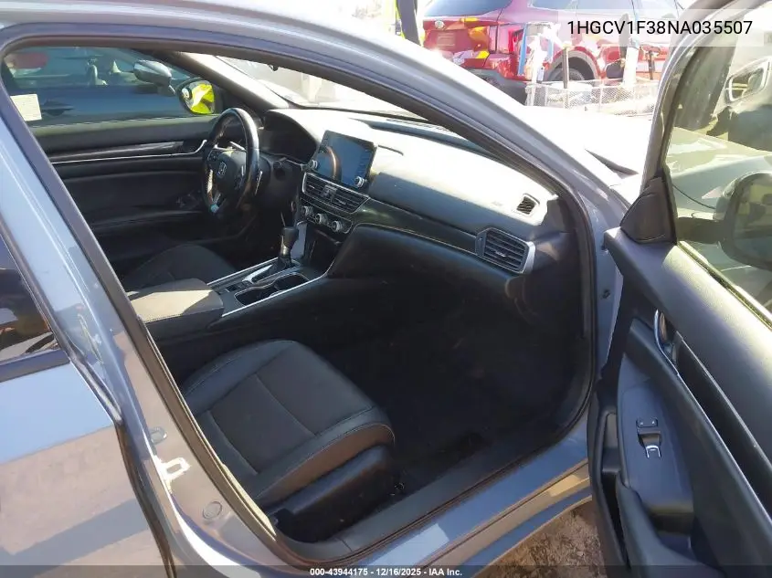 1HGCV1F38NA035507 2022 Honda Accord Sport