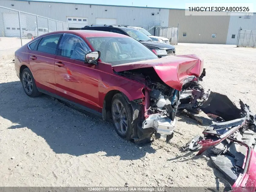 1HGCY1F30PA800526 2023 Honda Accord Ex