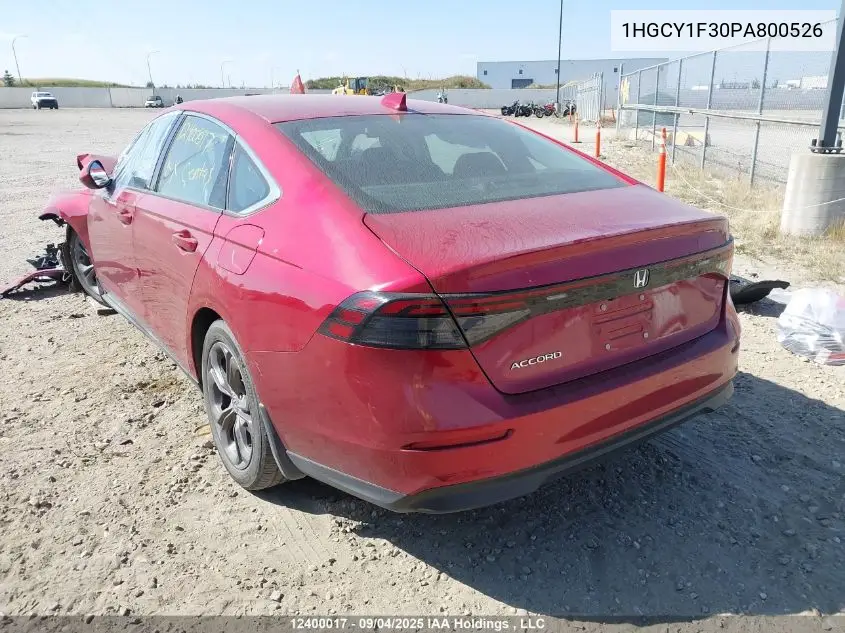 1HGCY1F30PA800526 2023 Honda Accord Ex