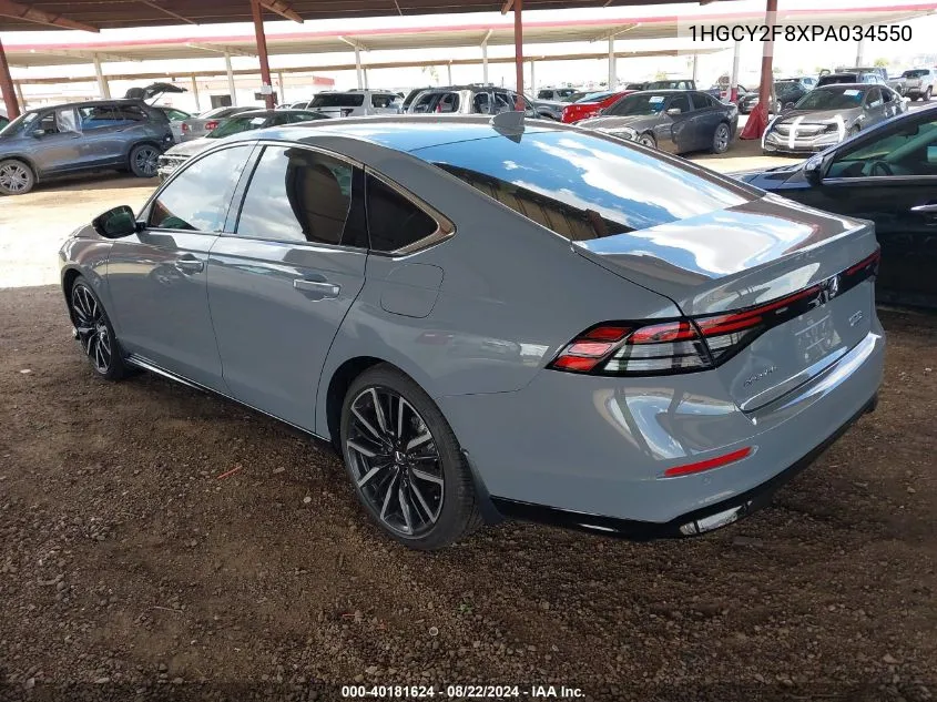 1HGCY2F8XPA034550 2023 Honda Accord Hybrid Touring